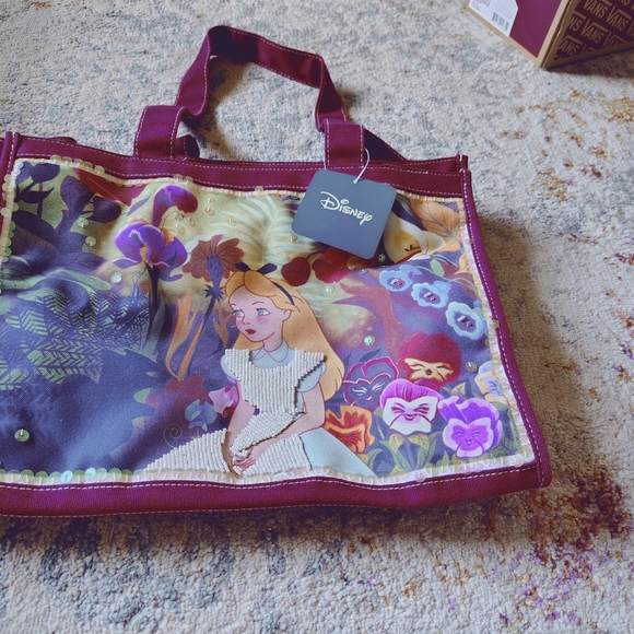 Disney Red Alice in Wonderland Tote Bag - Picture 6 of 8